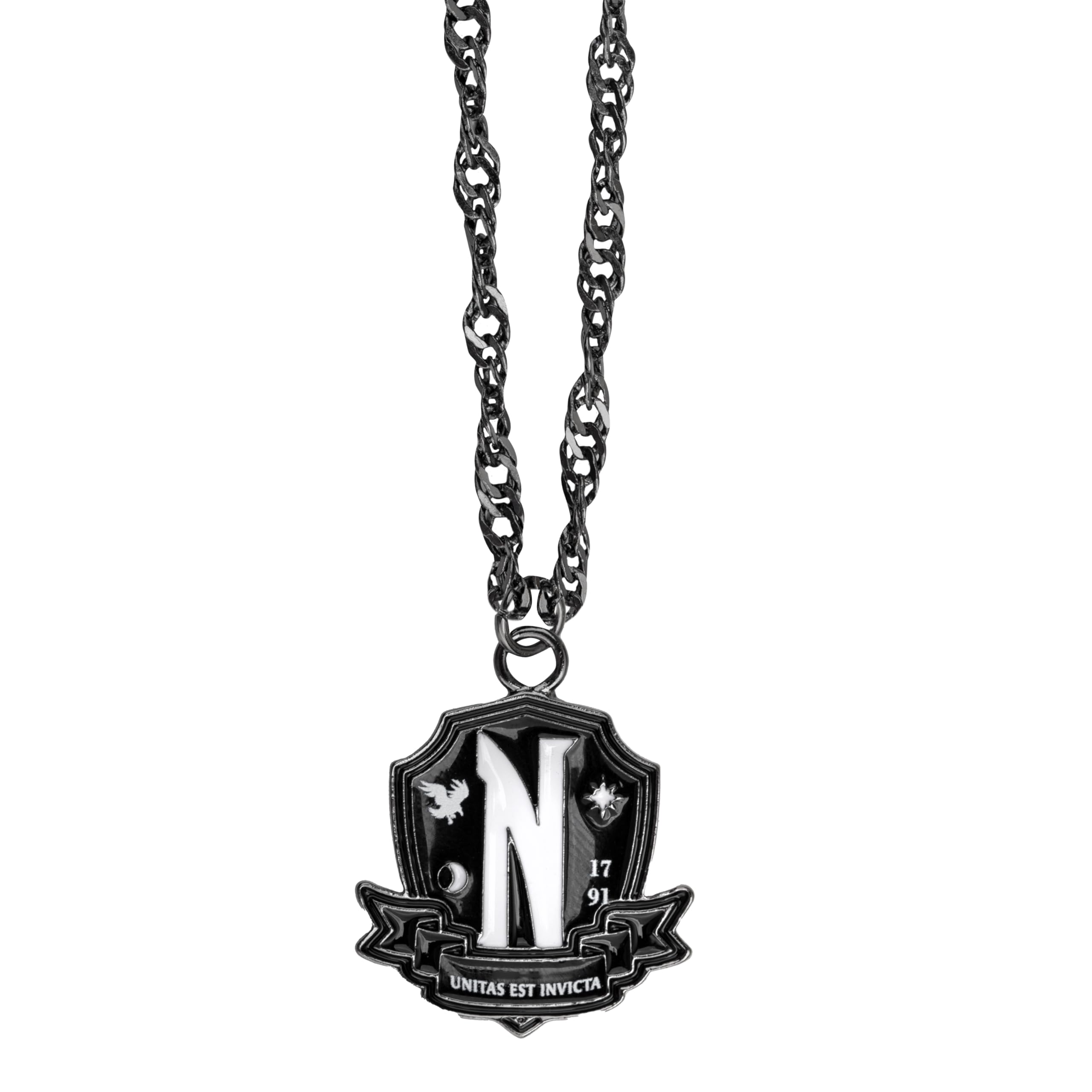 Cinereplicas Wednesday Nevermore Academy Necklace 3Cm