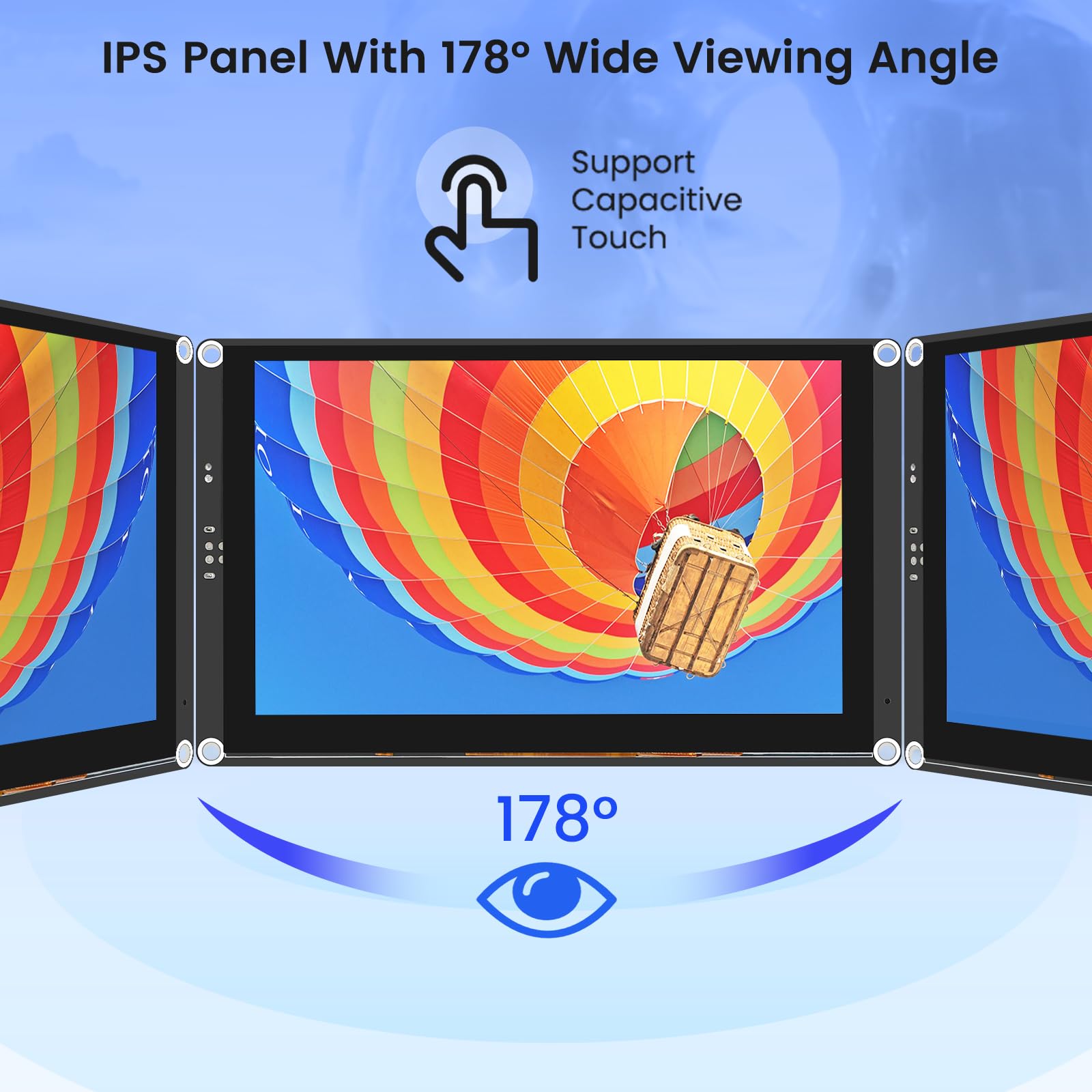 ELECROW CrowPanel Advance 12,7 cm HMI|ESP32-S3 ekran dotykowy IPS obsługiwany przez AI (800 x 480)