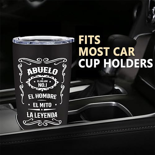 Miniatura 6 de Regalos de Abuelo en Español Vaso de 20 onzas, Regalos para Abuelo, El Mejor Abuelos Del Mundo, Los Mejores Regalos de Abuelos de Nietos, Regalo