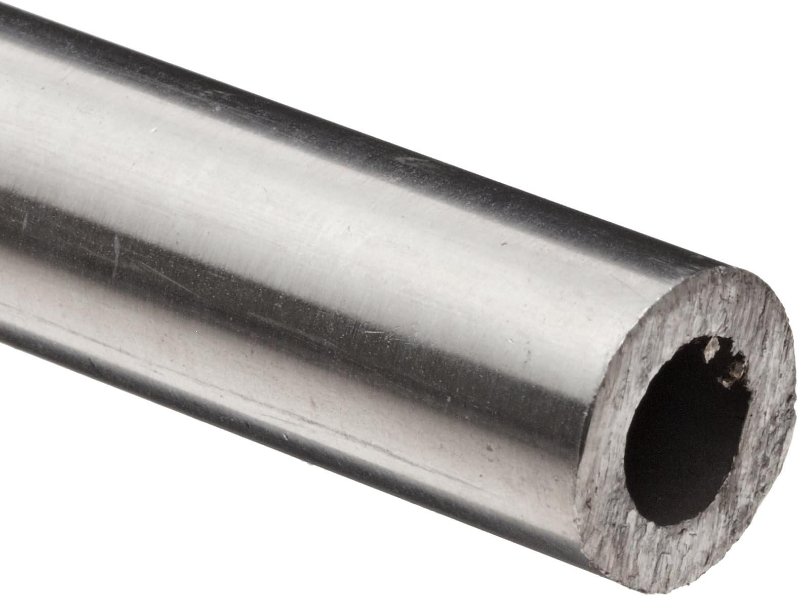 304 Stainless Pipe, Schedule 40, 3/8" Nominal, 0.493" Inside Diameter, 0.68" Outside Diameter, 0.09" Wall, 12" Length, OnlineMetals