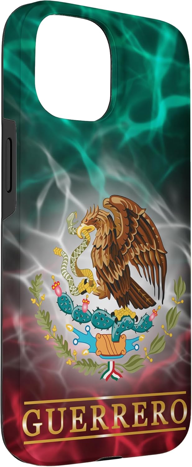 Guerrero Mexico Flag - Proud to Mexican Roots Case for iPhone 15