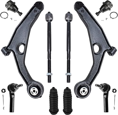Miniatura 315 de Detroit Axle - Kit de suspensión frontal de 10 piezas para Ford Ranger Mazda B2300 B2500 B3000 B4000, 2 brazos de control superiores, 2 rótulas