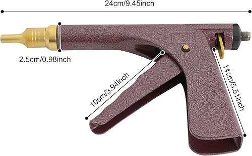 Miniatura 5 de Pistola de inflado de tapones de neumáticos, kit de herramientas de reparación de neumáticos sin cámara, reparación de neumáticos con tapón de goma