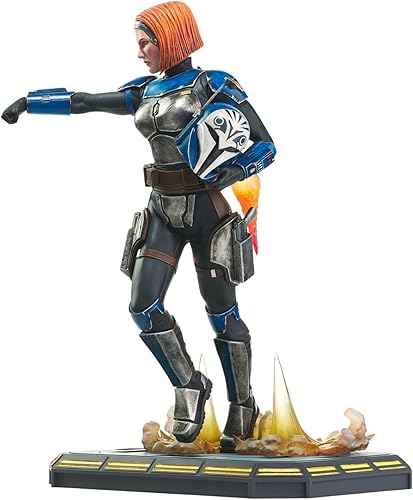 Miniatura 2 de Diamond Select Toys Star Wars The Clone Wars: Bo Katan - Estatua a escala 1:7, multicolor, 11 pulgadas