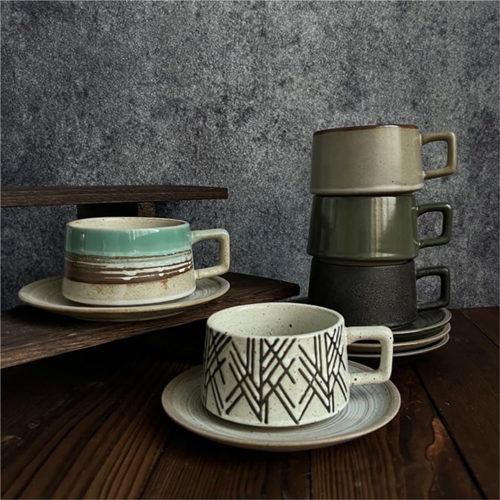 Herbata herbaty, Filiżanka ceramiczna, wysokiej klasy filiżanka do herbaty z mlekiem(5)