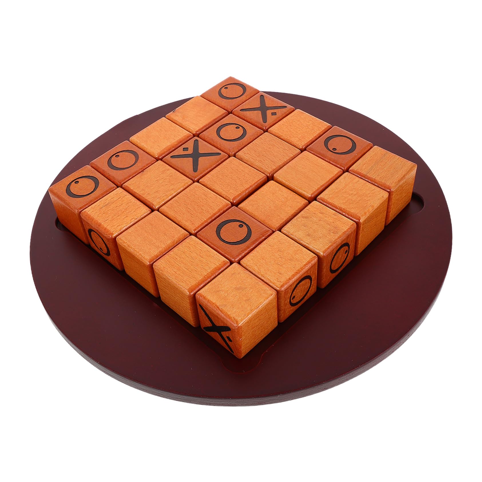 ibasenice Jeu de Stratégie Bois avec Bœuf à Pousser Jeu Échecs de Société pour Garçon Fille et Famille pour Jouer Maison ou Extérieur