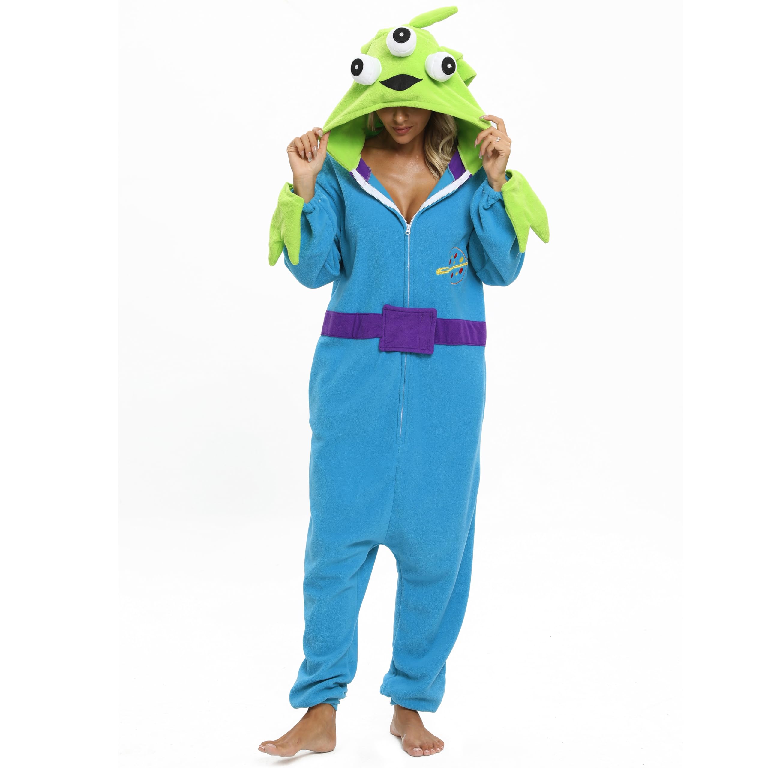 LBJR Pigiama Animali Adulti Cosplay Costume Pigiamone Intero Onesie