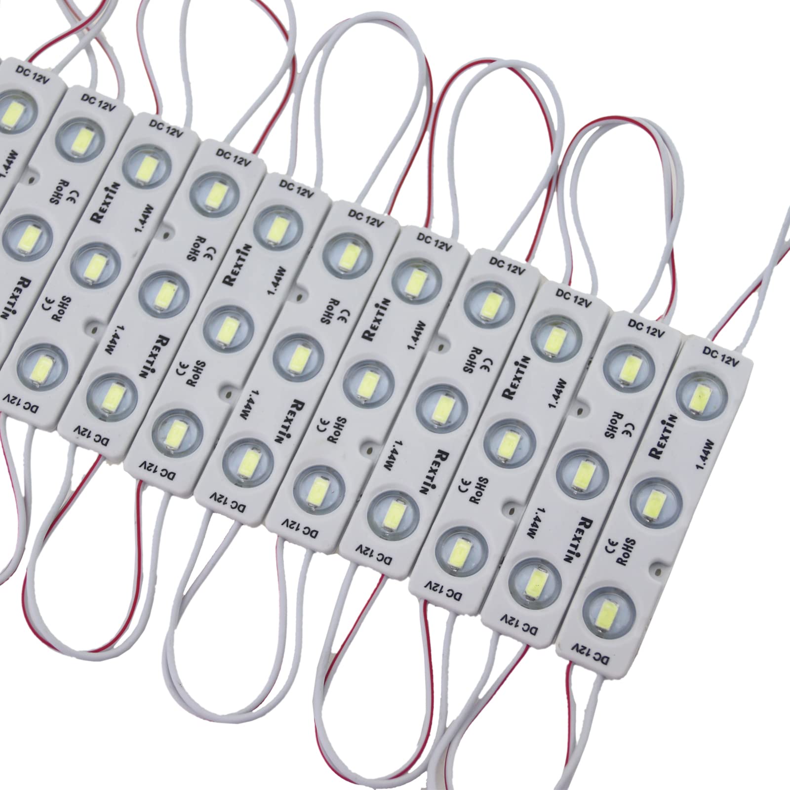 REXTiN 200pcs 3 LED Sign storefront Lights Module White Super Bright ...