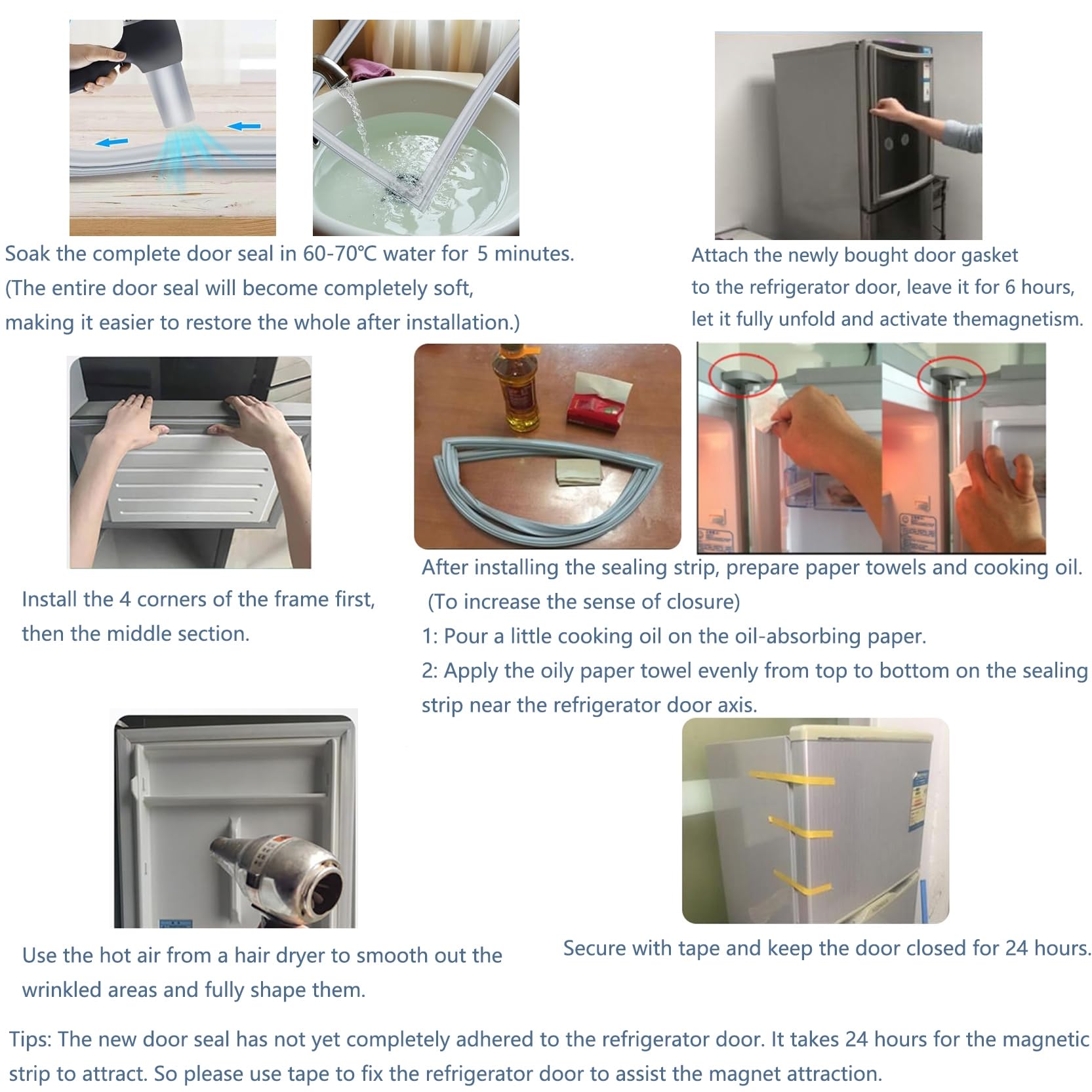 Guarnizioni Frigo Universale Personalizzati Porta Magnetica per Frigorifero Parts Congelatore