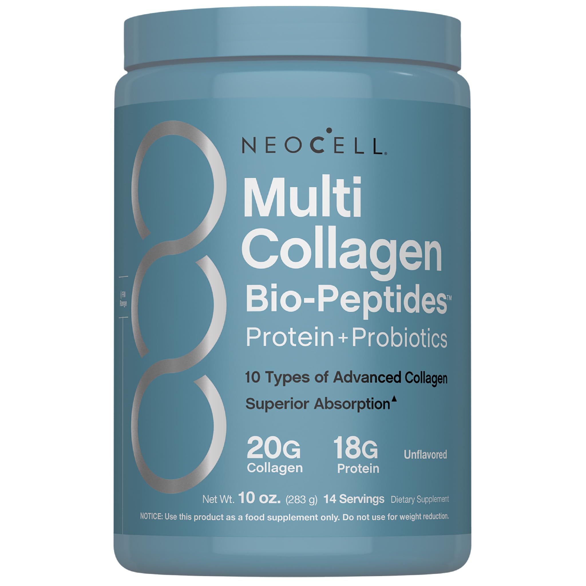 Amazon.com: NeoCell Multi Collagen Bio-Peptides Powder | 10oz