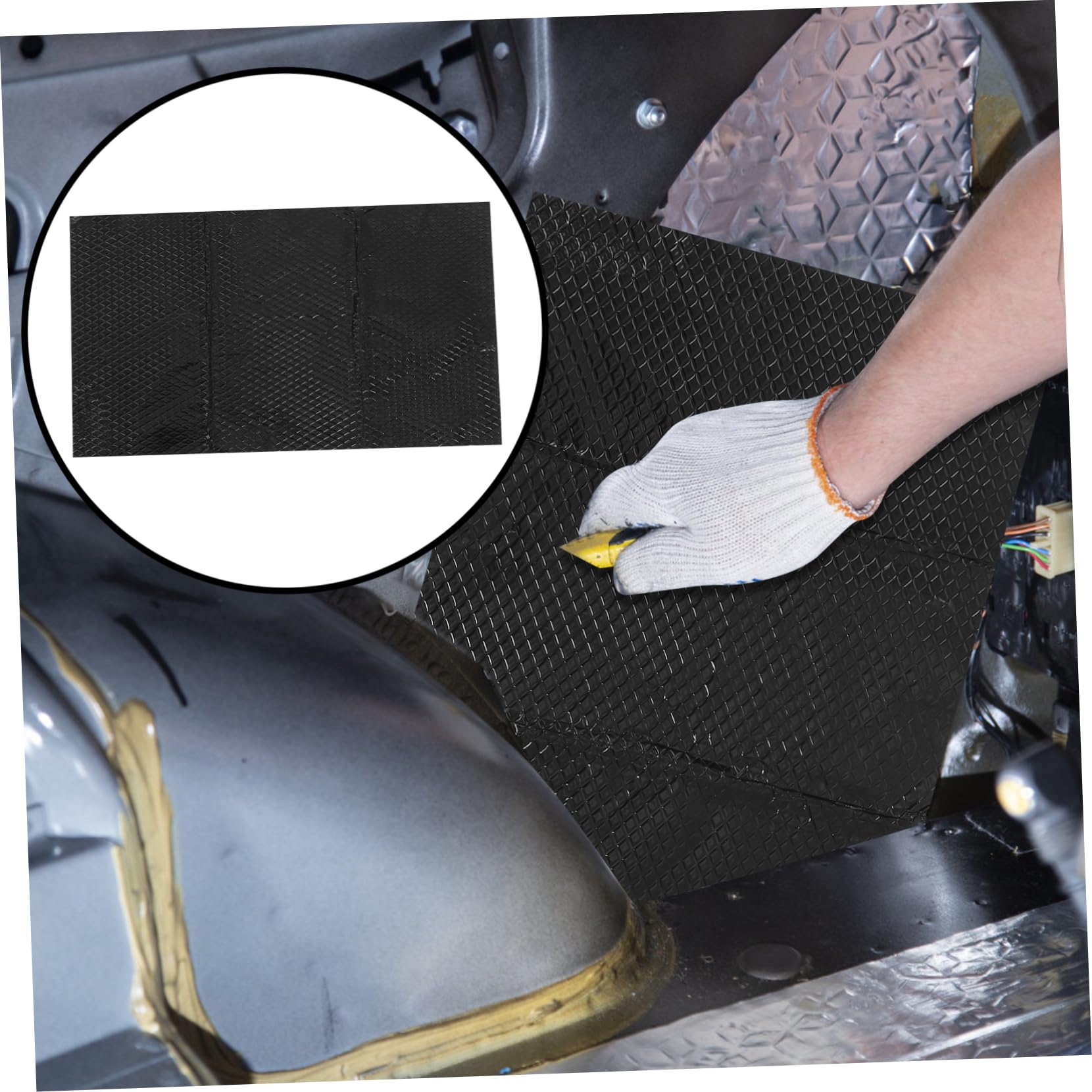 Tappetini Fonoassorbenti Per Auto Isolamento Acustico Cuscinetti Fonoassorbenti Per Auto Facili Da Installare (confezione Da 8)