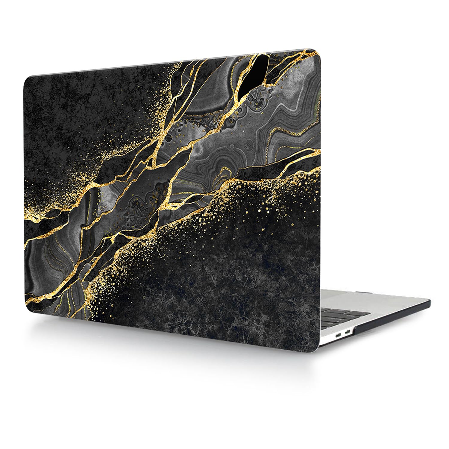 Laptop-Hartschale Für MacBook Pro 13 Zoll A1425 A1502 (2012-2015) – Lila Blumen-Design Mit Tastaturabdeckung