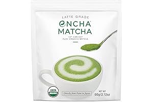 Premium Latte Grade Matcha Powder: Green Tea Energy and Flavor