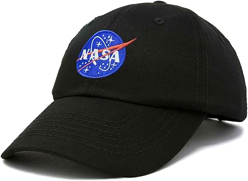 Miniatura 4 de DALIX Gorra de béisbol de la NASA Meatball Insignia Worm Logo para niños y niñas