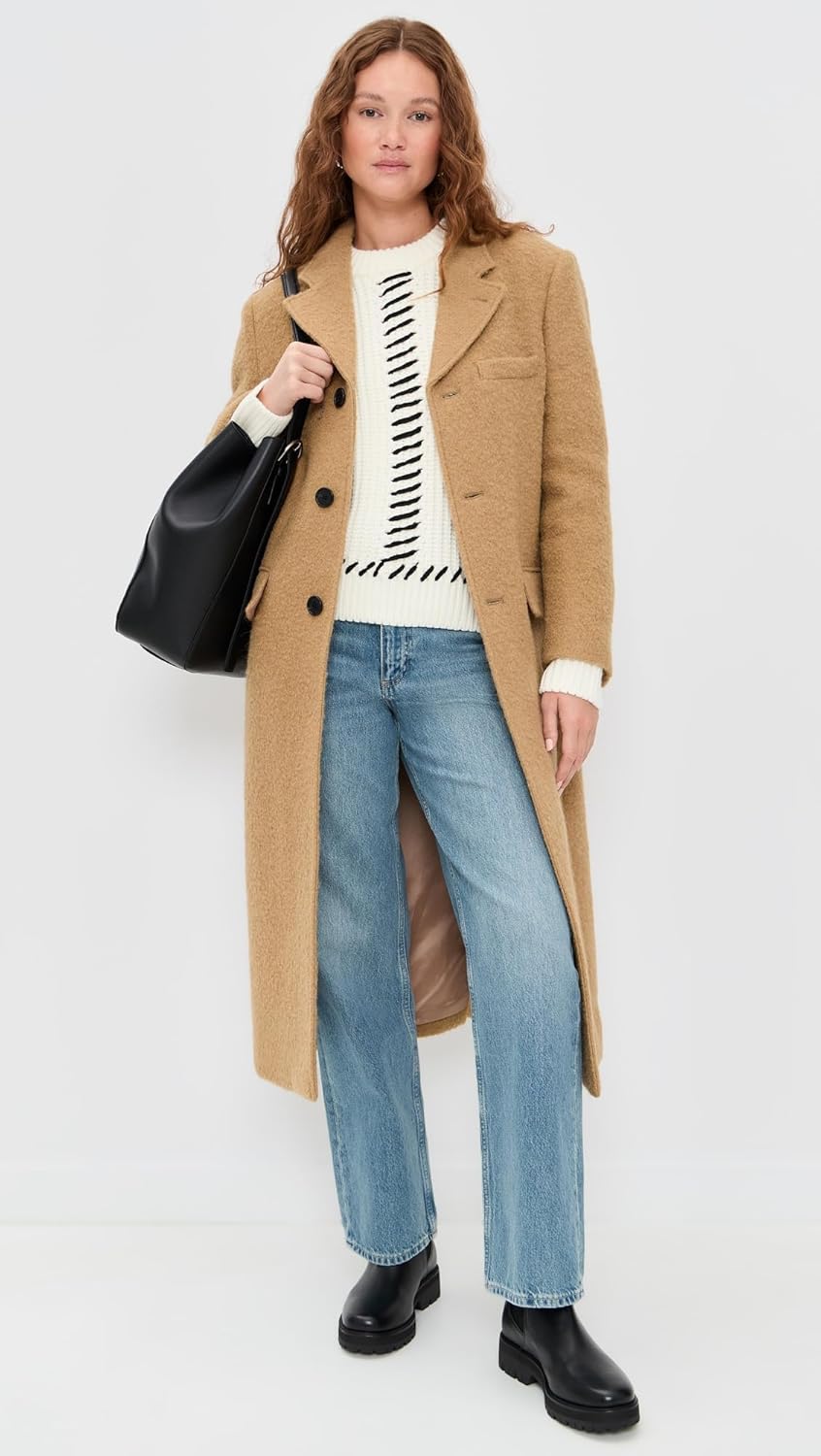 English Factory Women's Stitch Detailed Chunky Crew Neck Sweater - Image 5