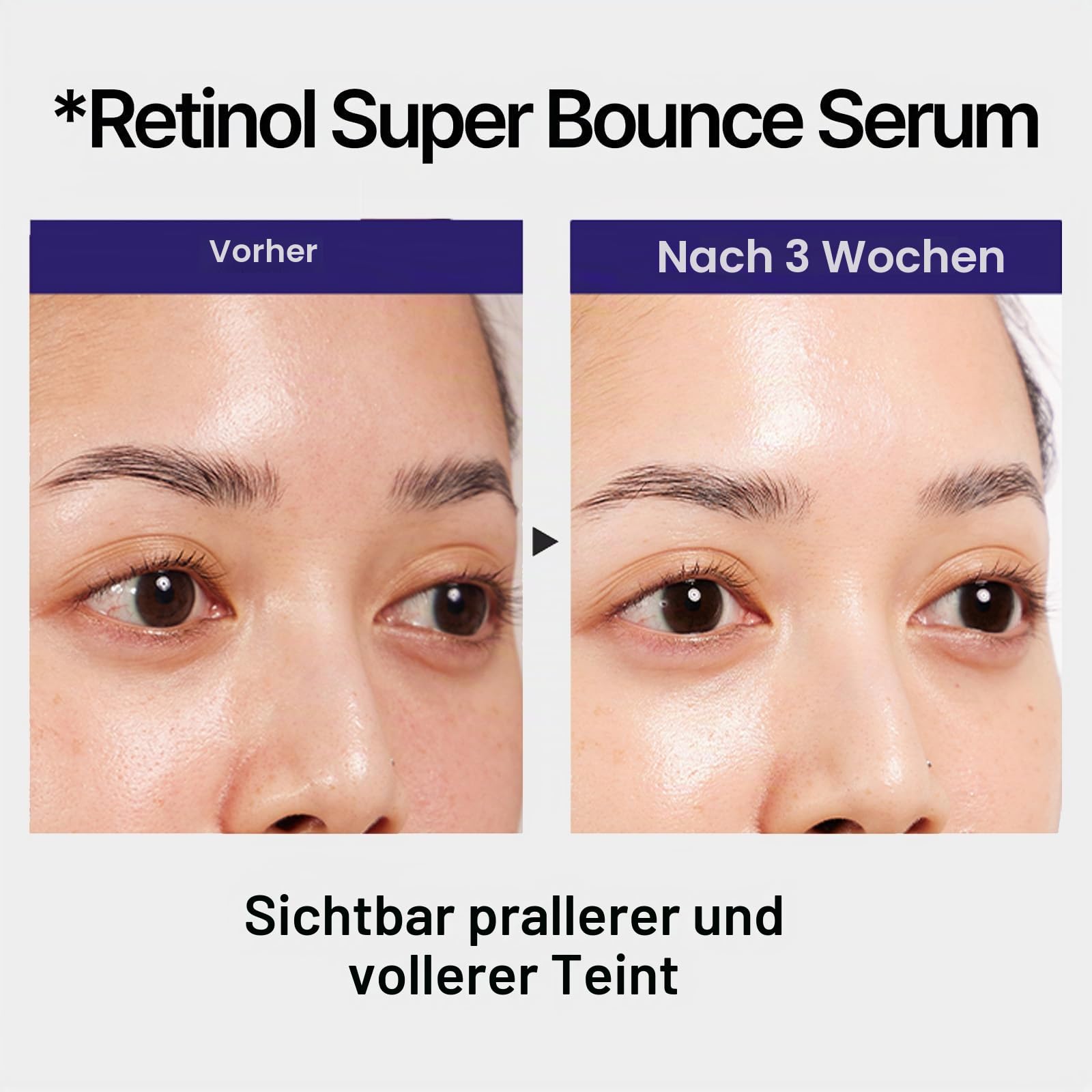 IOPE Super Bounce Retinol-Serum | Koreanische Behandlung mit Retinoiden für die Augenkontur, Anti-Aging, geeignet für Anfänger, reduziert feine Linien und Falten, strafft und verjüngt, Routine