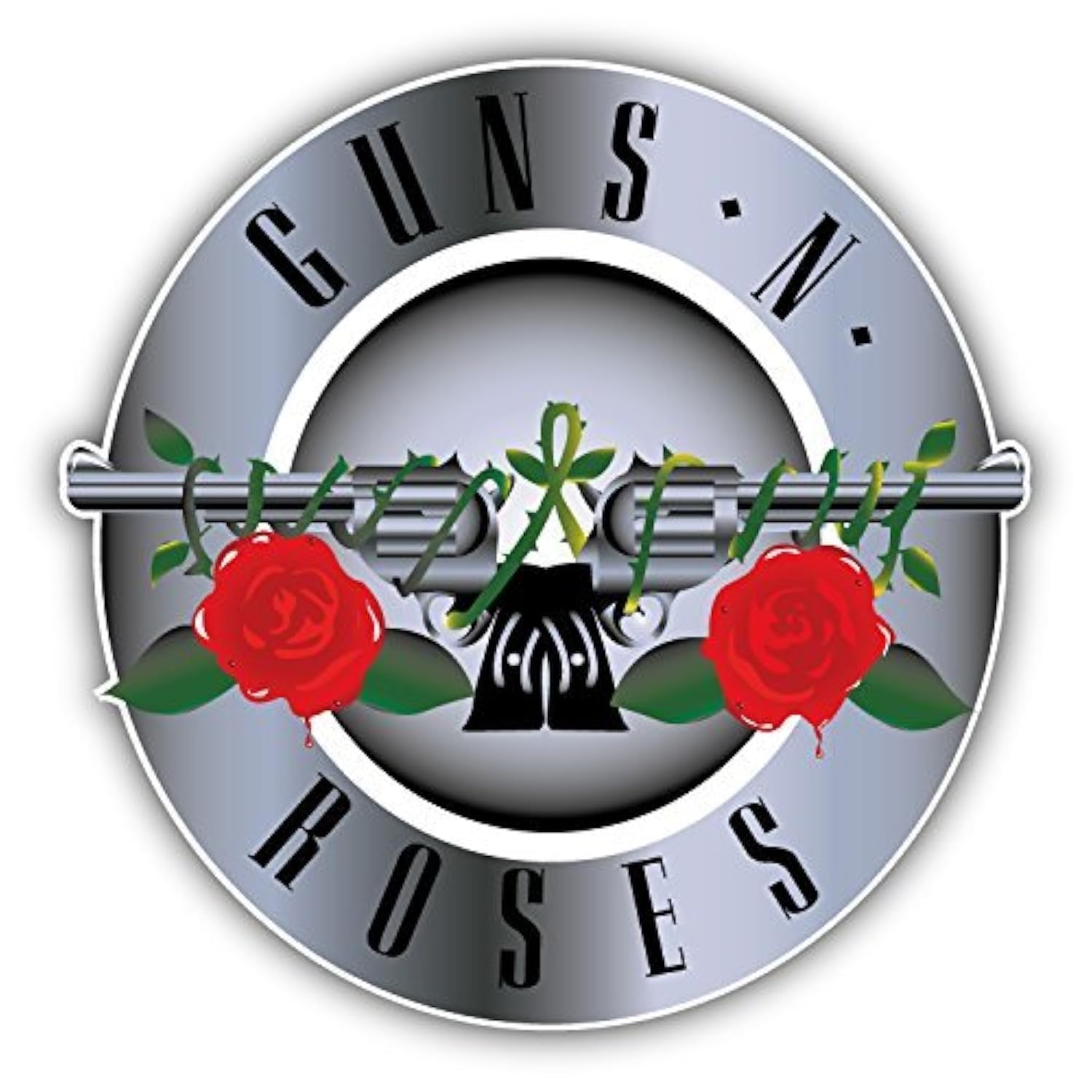 超絶レア！非売品当時物 GUNS N' ROSES ステッカー キャラクターステッカー ガンズ・アンド・ローゼズ PARADISE CITY