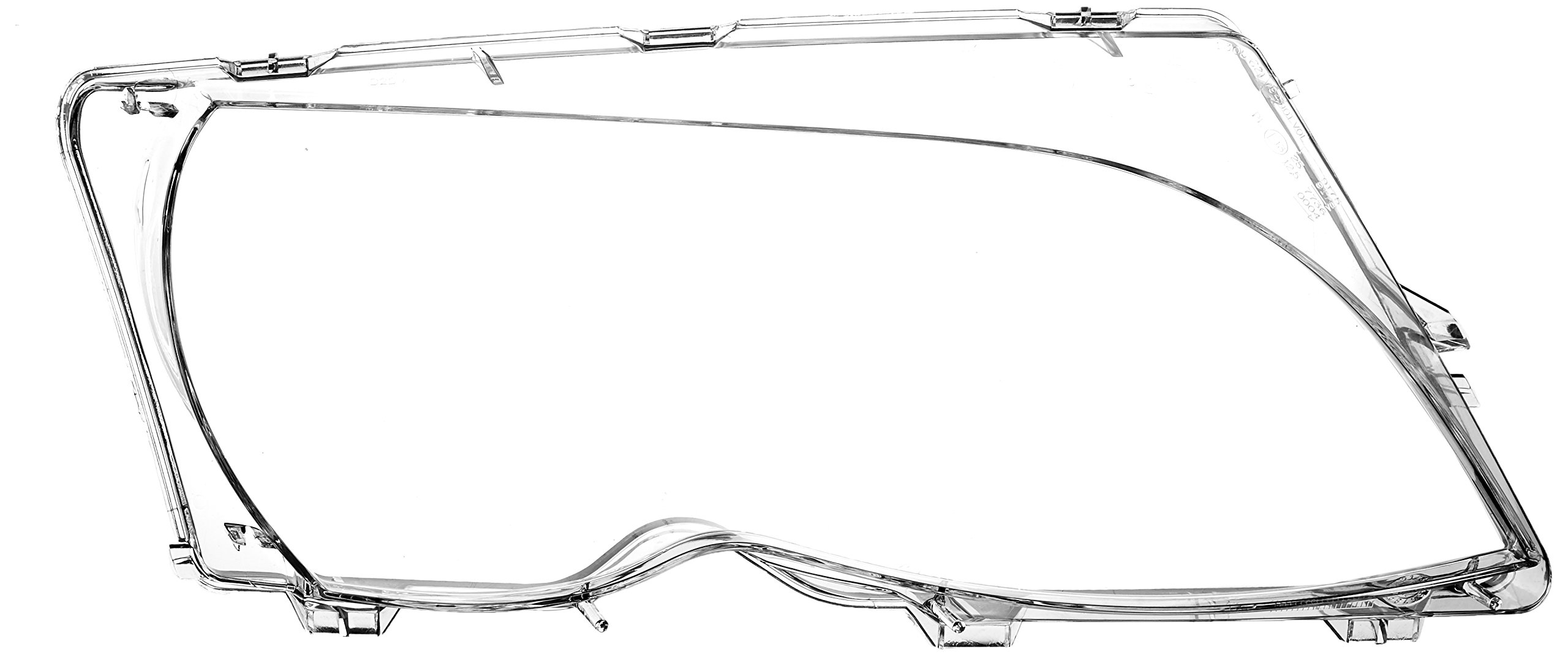 BMW 3 Series E46 Sedan Wagon 2001-2005 LCI Headlight Lens Plastic Cover RIGHT OEM