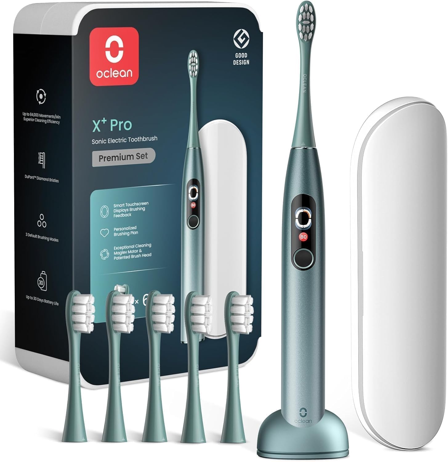 R339 ☀️ 未使用・未開封品！ Oclean 電動歯ブラシ X Pro Set ⭐ Amazon.co.jp: Oclean 電動歯ブラシ X Pro Set 歯科協会推奨 42000回