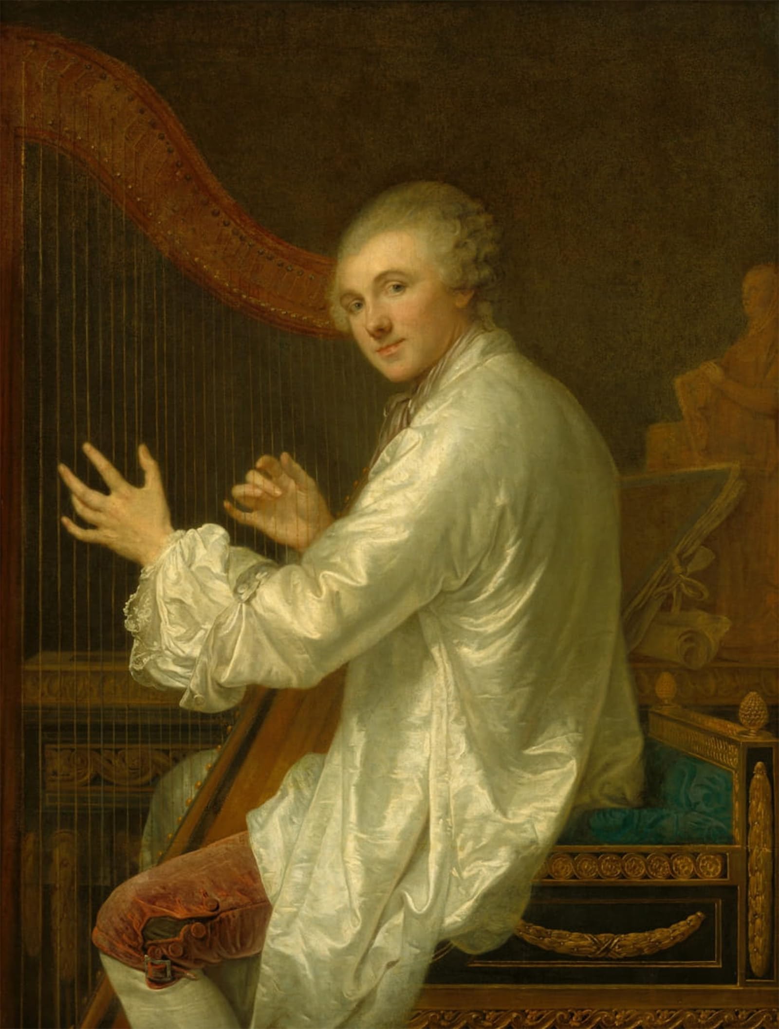 Pintura decorativa Jean Baptiste Greuze de 60x90cm para pared de salón 5