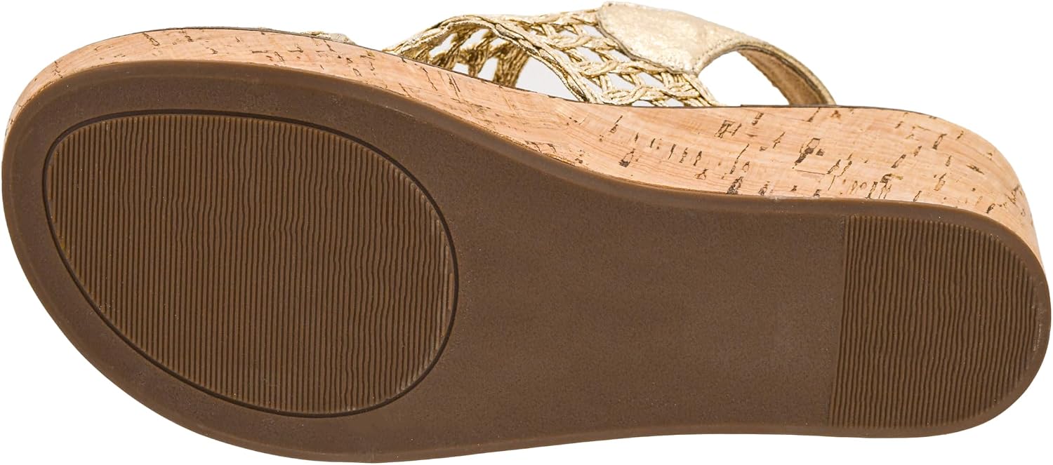 Corkys Footwear Womens Carley Wedges, Featuring Corkys EVA Foam Cushioned Insoles, A 2.5 Inch Heel, Lightweight For All Day Wear, And Hook And Loop Closure