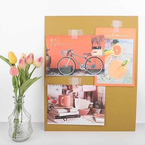 Miniatura 8 de Lineco Tejido autoadhesivo de montajebisagra, 1 x 12 pies, uso en el montaje de arte ligero y documentos en proyectos de bricolaje, manualidades y