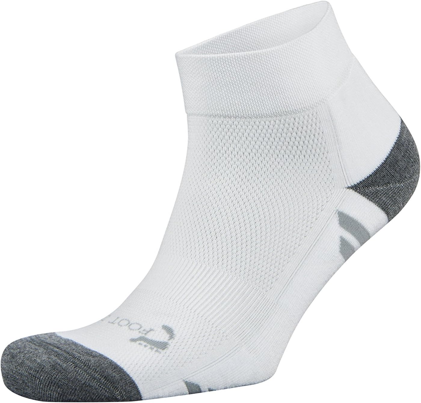 Foot Zen Unisex Diabetic Low Cut Sock (White