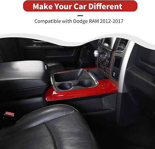 Miniatura 3 de Compatible con Dodge RAM 1500 consola central asiento delantero engranaje lateral panel decorativo cubierta compatible con RAM 1500 2012-2017