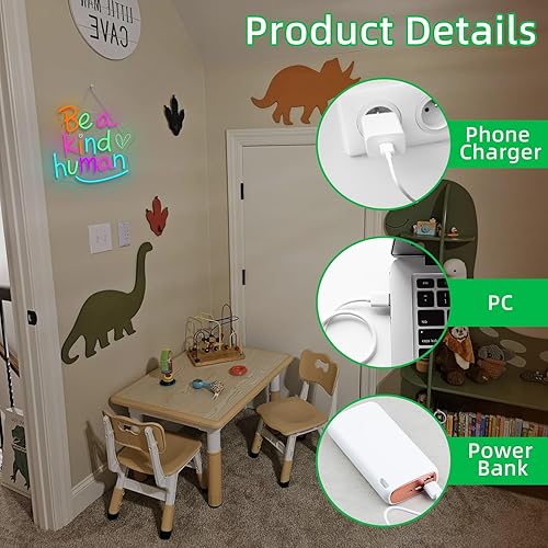 Miniatura 9 de Letrero de neón con texto en inglés "You Are Amazing Light" de neón blanco cálido para decoración de pared, letras LED para dormitorio, hogar, bar,