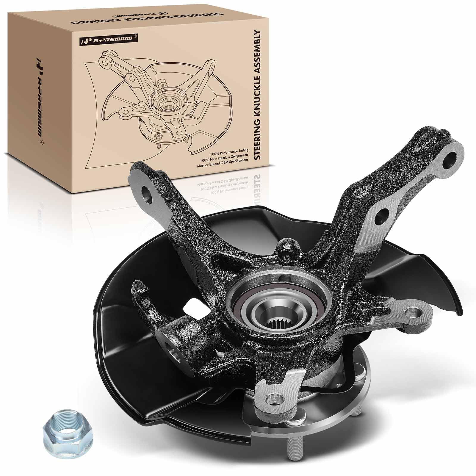 Amazon.com: A-Premium Front Left Steering Knuckle & Wheel Bearing