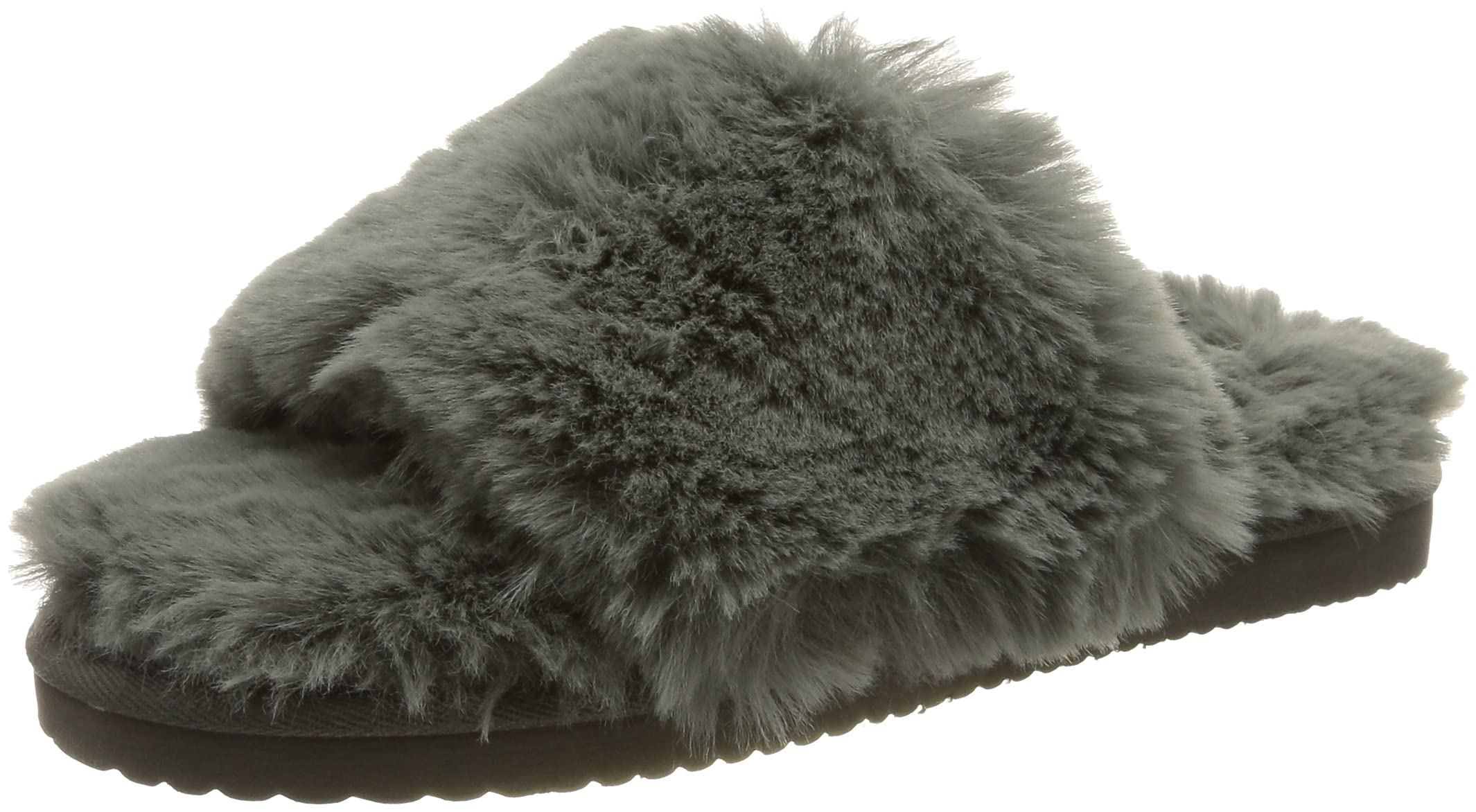 flip*flop Women's Slidefur 2 Slippers, darkgray, 4 UK
