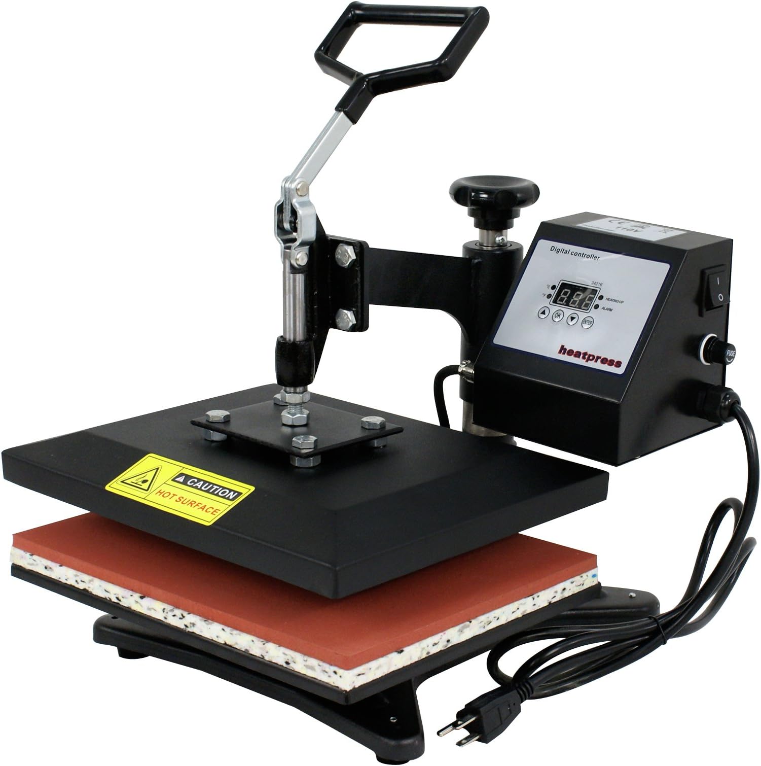SUPER DEAL Newest 12" X 10" Heat Press Machine Clamshell Sublimation Transfer Machine