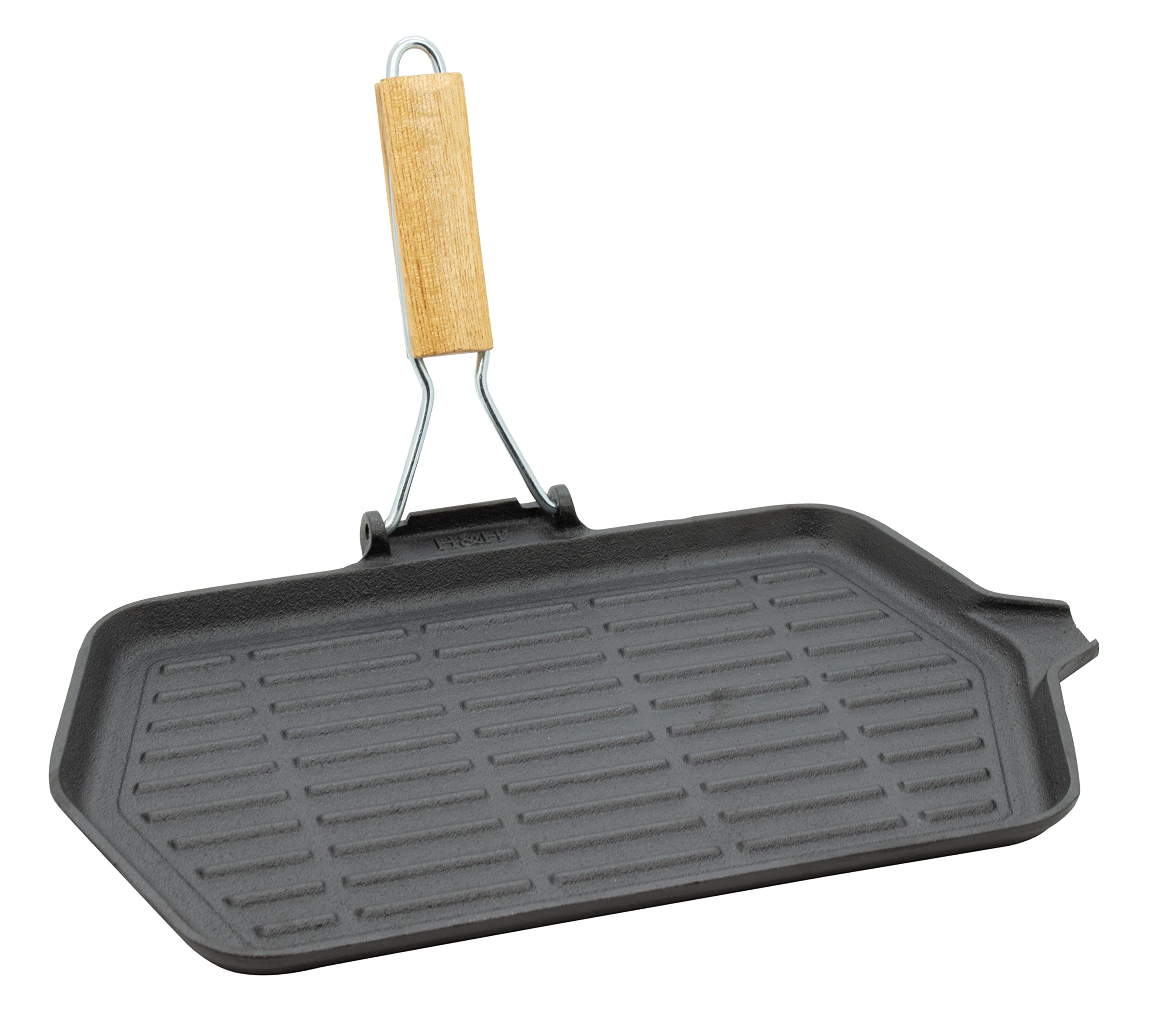 Di.Mo Bistecchiera Doppia In Alluminio Pressofuso - 44x32 Cm, Per Induzione E Gas - Foto 11