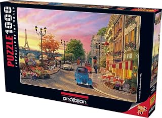 Anatolian Puzzle - Seine Sunset, 1000 Piece Jigsaw Puzzle, #1004