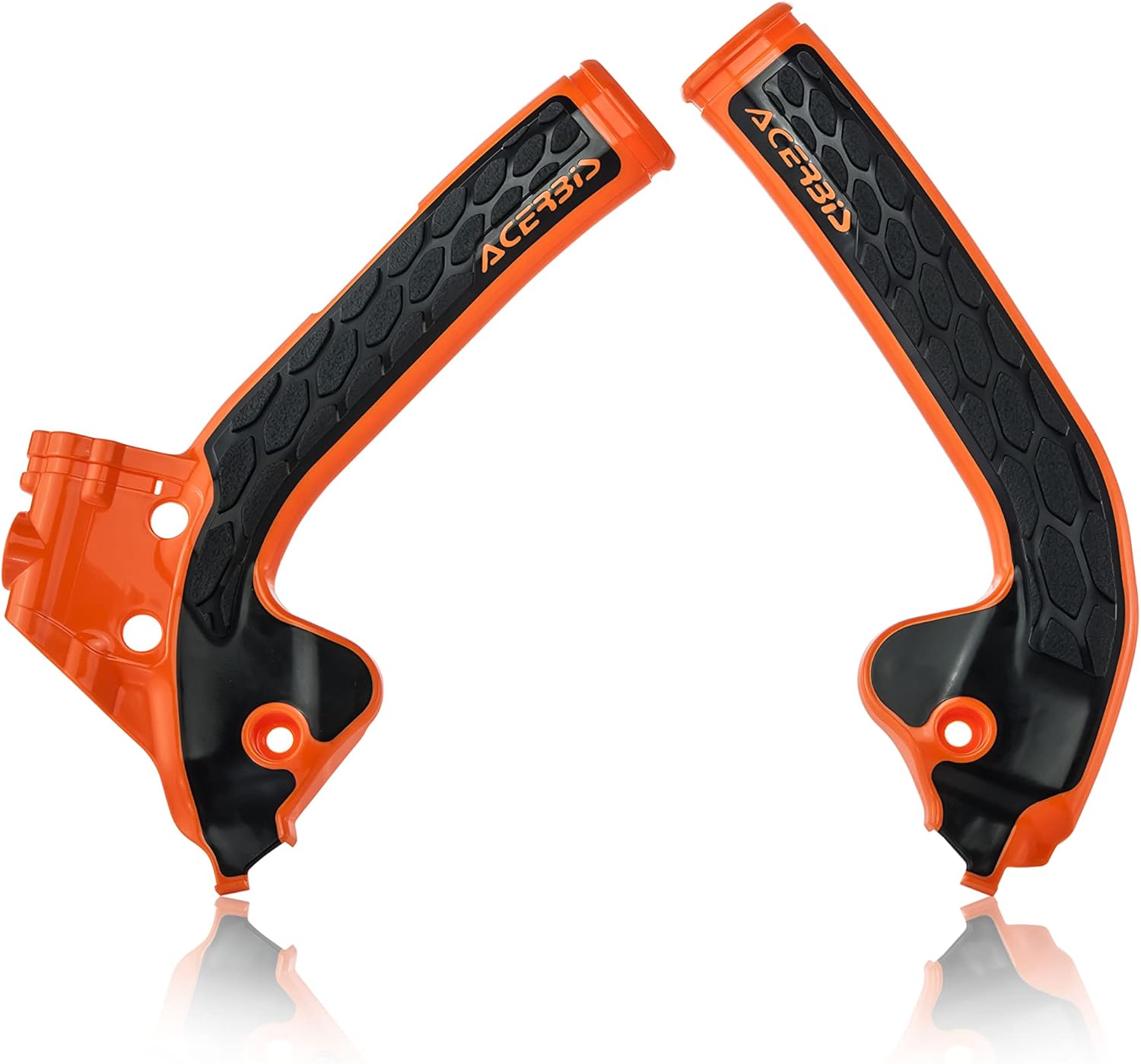 Acerbis X-Grip Frame Guard - 16 Orange/Black (2686045225)