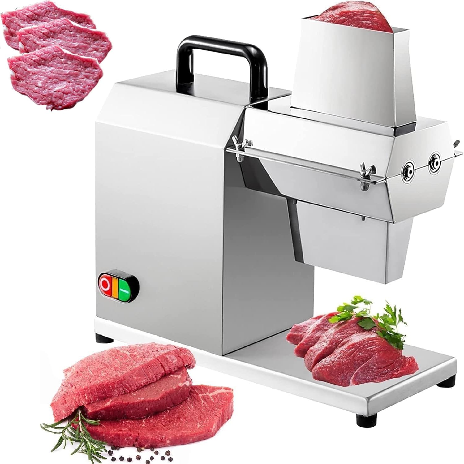 Elektrischer Fleischklopfer, 450 W, robust, Edelstahl, für Rind, Truthahn, Huhn, Schwein, Hammel, Fisch, Steak, erhöht die Zärtlichkeit