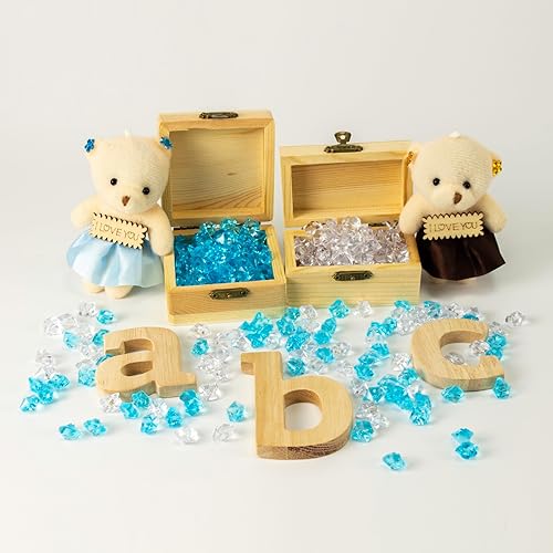 Miniatura 6 de 820 piezas de hielo falso transparente, 0.43 x 0.55 pulgadas, 1.1 libras de piedras preciosas de cristal acrílico para decoración, fotografía,