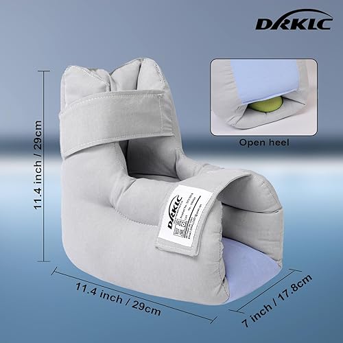 Miniatura 3 de Cojín protector de talón para aliviar la presión de llagas y úlceras, almohada ajustable para pies para pacientes postrados en cama, almohada de