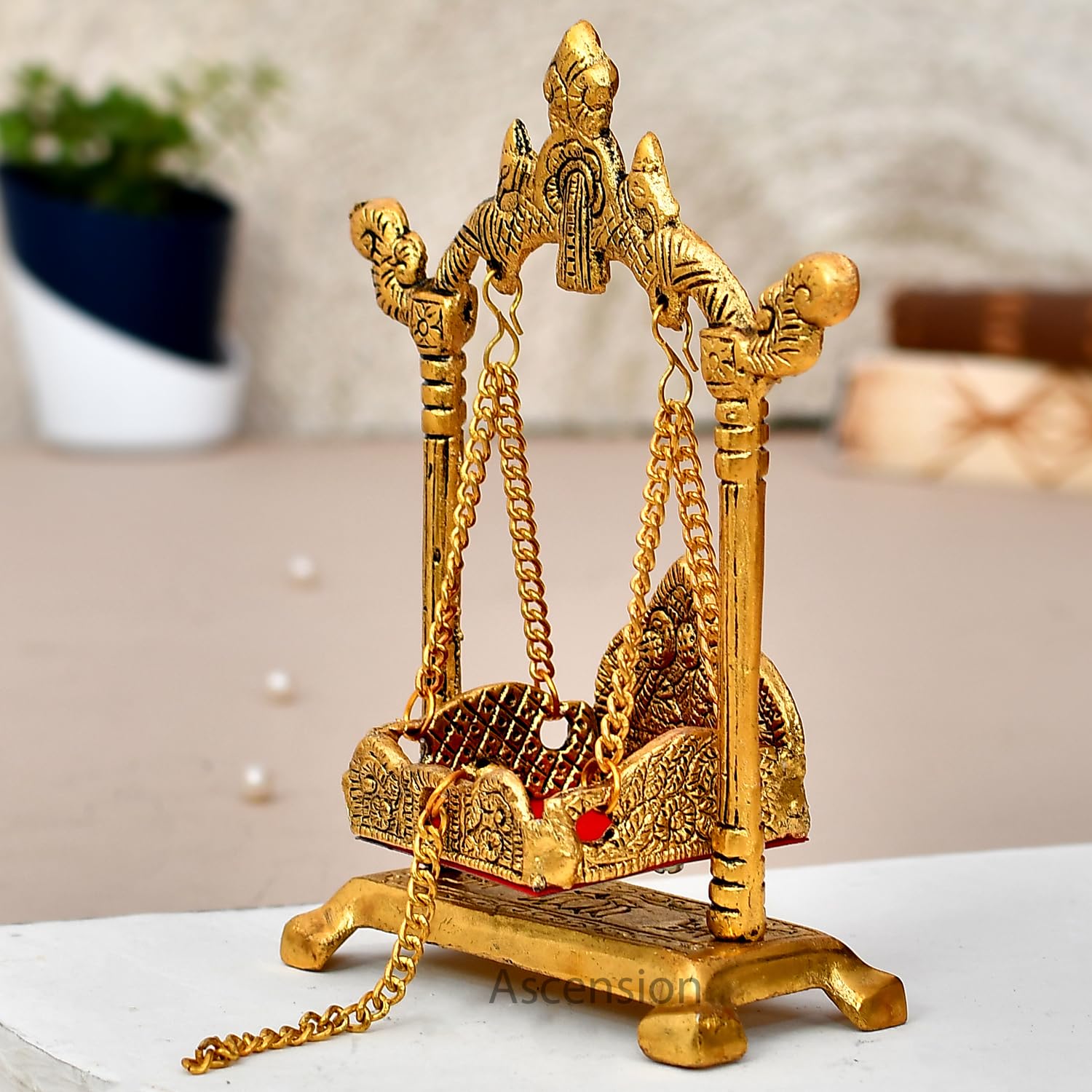 Handcrafted Krishna Jhula Swing - Lord Bal Gopal Palan -3