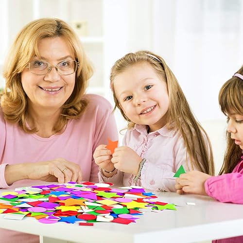 Vista 21 de Coopay Calcomanías autoadhesivas de espuma con números del alfabeto, colores surtidos para suministros de manualidades