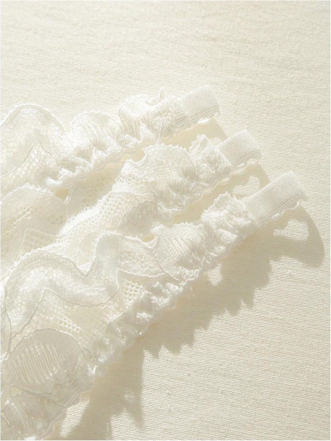 GORGLITTER Women's Lace Thongs 3 Pack Cute Panties Floral No Show Thong Low Rise Comfy Underwear - Image 4