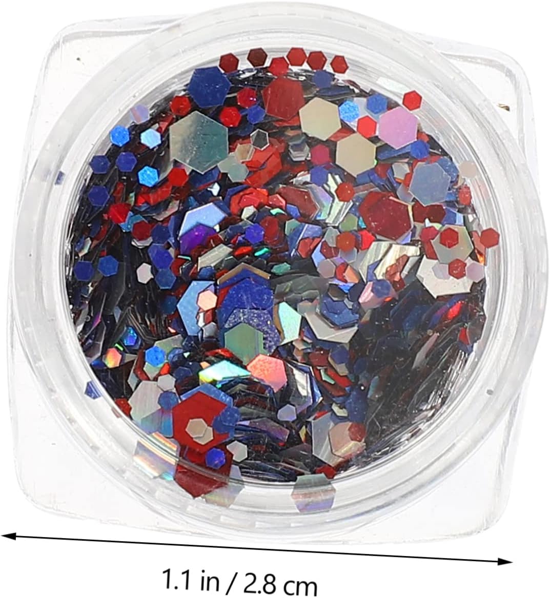 Nail Art Sequins Star Shape Glitter Decorations for Manicure Easy to Apply Nail Accessories for Unique