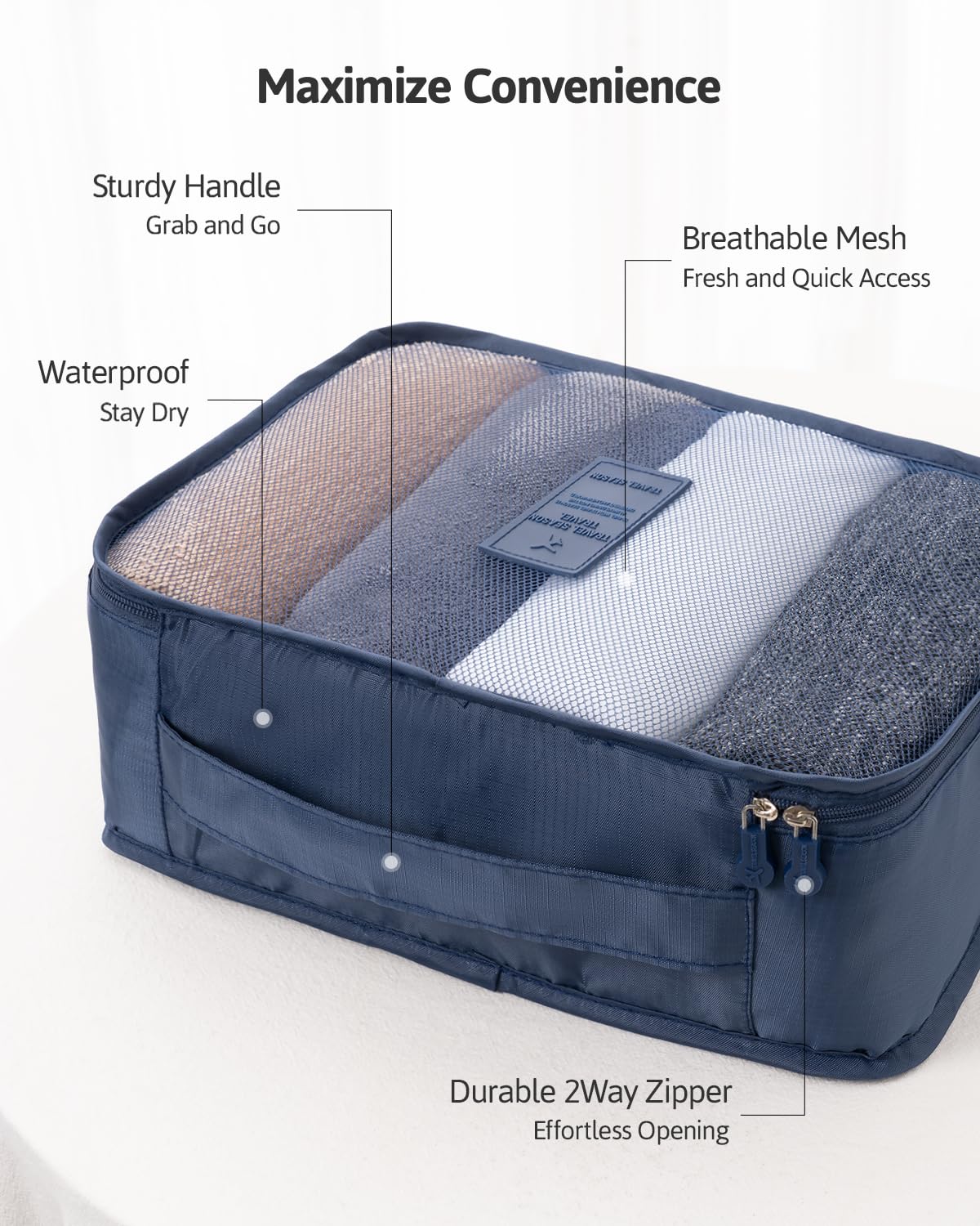 Organisateur Valise 6-en-1 Organisateur De Voyage, Organiseurs De