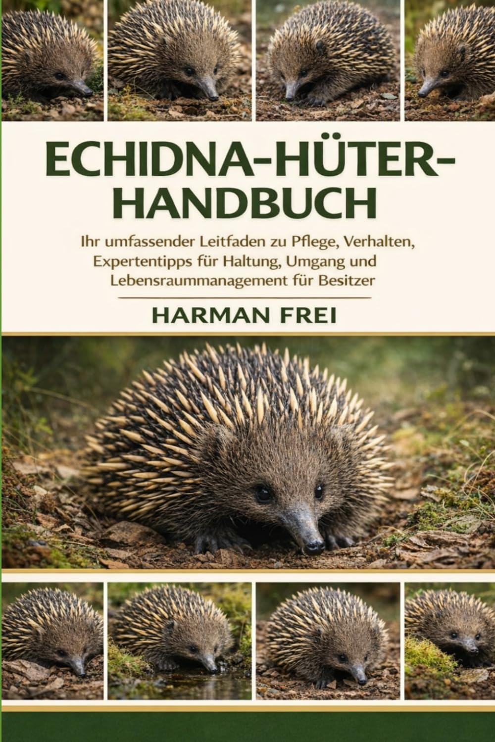 ECHIDNA-HÜTER-HANDBUCH: Ihr umfassender Leitfaden zu Pflege, Verhalten, Expertentipps für Haltung, Umgang und Lebensraummanagement für Besitzer