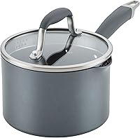 Vista 18 de Anolon Advanced Home - Utensilios de cocina antiadherentes anodizados (olla de 8.5 cuartos de galón de ancho, bronce)