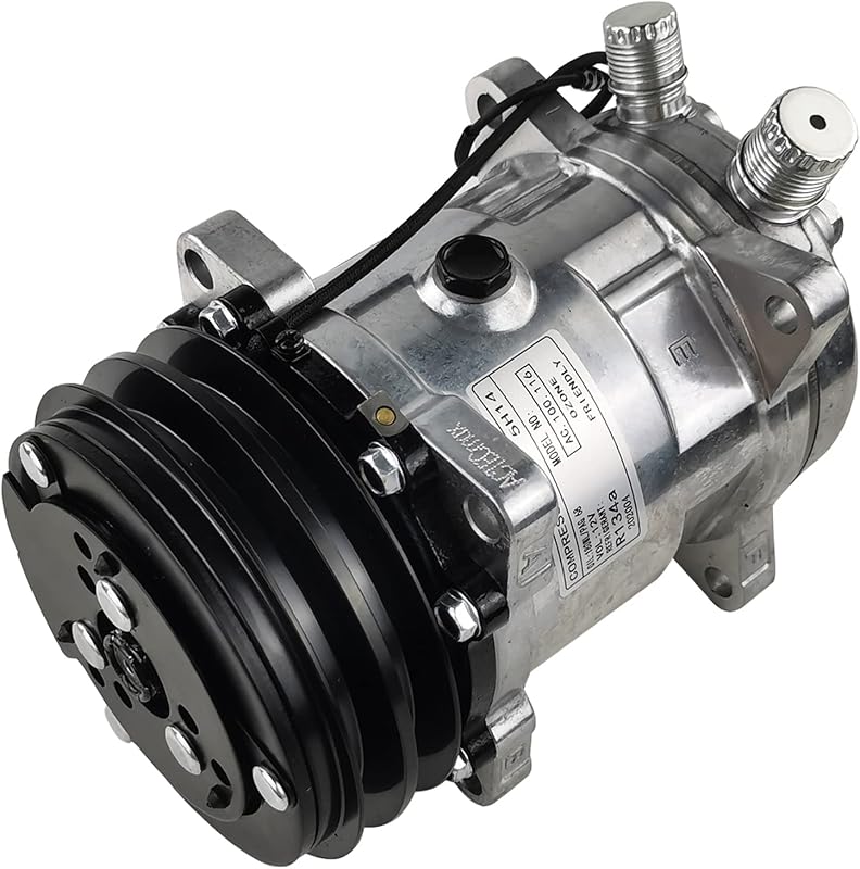 Compressor de ar-condicionado ACTECMAX 508 12 V com embreagem magnética 2PK para R134A – 1 unidade