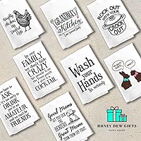 Vista 4 de Honey Dew Gifts, Proud Parent of a French Bulldog That is Sometimes an Asshole, divertidas toallas de cocina para mascotas, absorbente con temática