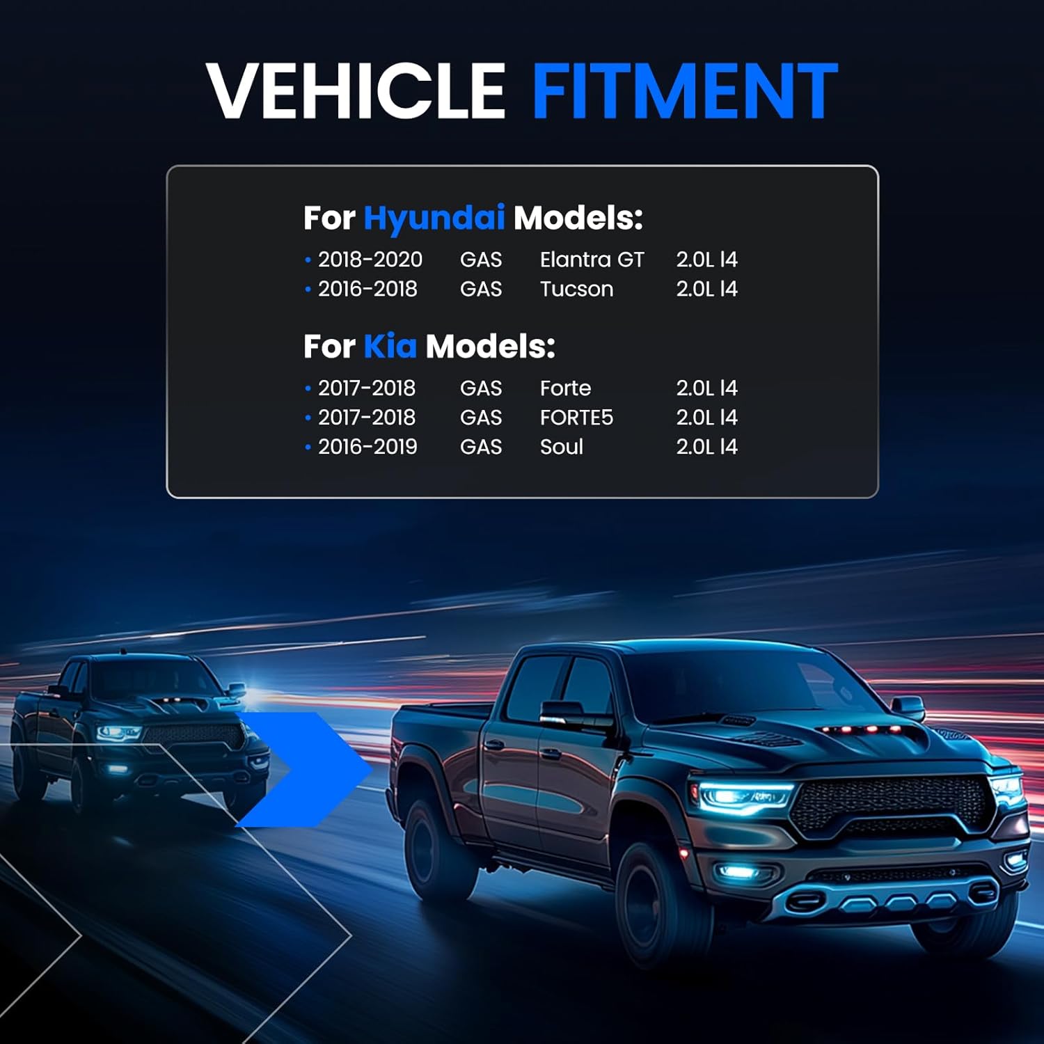HM10060 High Pressure Fuel Pump Compatible with Hyundai 2018-2020 Elantra GT, 2016-2018 Tucson, Compatible with Kia 2017-2018 Forte, 2017-2018 FORTE5, 2016-2019 Soul