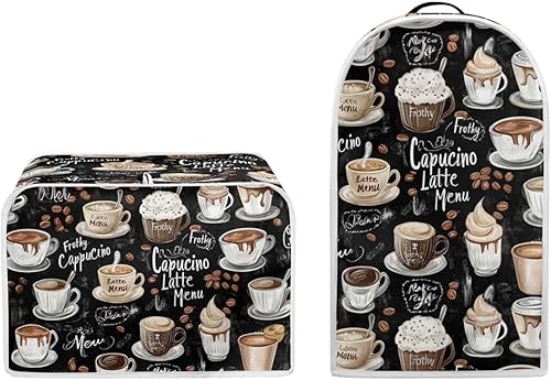 Vista 139 de doginthehole Lindos elefantes decorativos para electrodomésticos pequeños, juego de cubiertas de protección de huellas dactilares para cocina