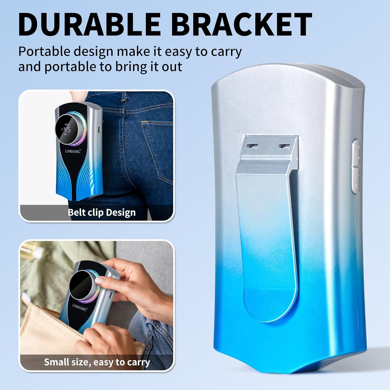 Professional Rechargeable Electric Nail Drill Kit 40000 RPM Portable E Nail File Nail Filer Electric Machine for Acrylic Nails Cordless Nail File for Polishing,Shaping,Removing Gel Nails Efile (Blue)